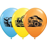 Construction Vehicle Balloons 12pk